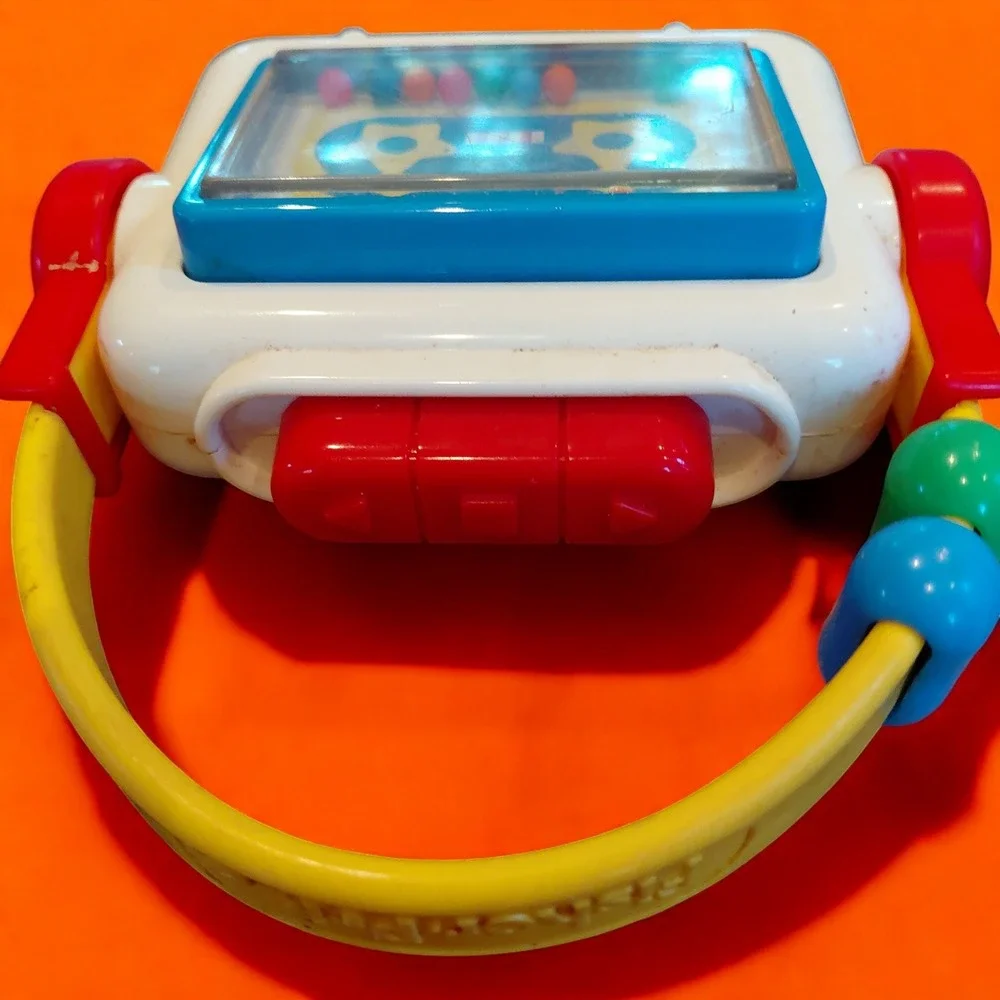 Vintage Fisher Price Chatter Telephone Pull Toy‎ Classic Rainbow Kids Play Toy